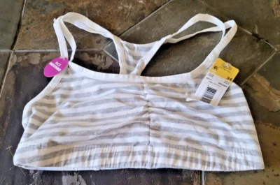 Size 34 Fruit of the Loom Spaghetti Strap Cotton Racerback Sports Bra 9036R - Image 1 of 4