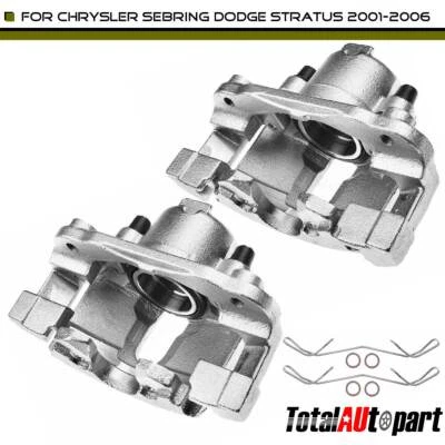2x Brake Caliper Front Sides for Chrysler Cirrus Sebring Dodge Stratus 2001-2006 - Image 1 of 4