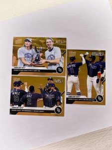 Tampa Bay Rays ALL 3 BONUS POSTSEASON Cards 2020 TOPPS NOW Postseason