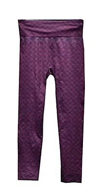 Leggings femininas First Looks feitas pela HUE Geo Herringbone Boysenberry P/M 4-8 - Imagem 1 de 4