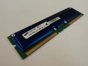 Samsung RAM Memory Module 64MB PC800-45 RDRAM RIMM KMMR18R84AC1-RK8 - Picture 1 of 4
