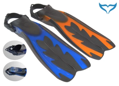 Rough Waters Geräteflossen Speed Tech Fersenbandflossen Flossen Spring Straps RW