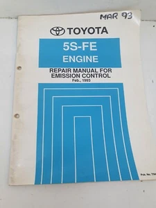 Toyota 5S-FE Engine Repair Manual for Emission Control TS0 - Picture 1 of 4