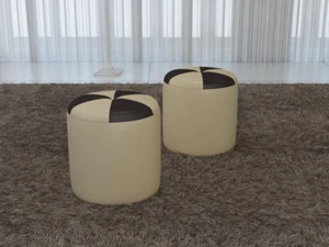 Design Polster Hocker Fußhocker Ottomane Sitz Chaise Gepolstert Pufa FT009 - Bild 1 von 6
