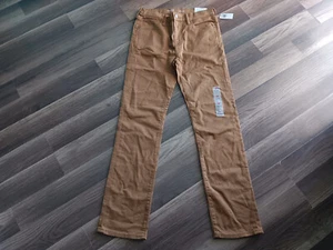 Old navy boys SZ 14 (28X28) brown color karate slim chino pants NWT - Picture 1 of 15