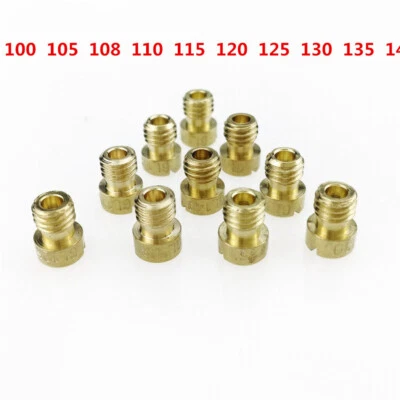 10xM5 Thread Motorcycle Main Jet Kit for GY6 125cc-150cc Carb Carburetor 100-140 - Image 1 of 4