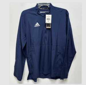 Adidas jacket Men's 5 colors lightweight 1/4 zip pullover loose sizes XS-3XL NEW - Picture 1 of 17