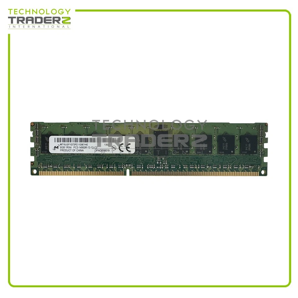 MT18JSF1G72PZ-1G9 Micron 8 GB PC3-14900 DDR3-1866 MHz ECC REG memoria rango singolo - Immagine 1 di 1