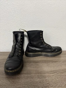 Doc Martens Dr. Zavala Schuhe AirWair Leder Kampfstiefel Damengröße 9 Herren 8 - Bild 1 von 9
