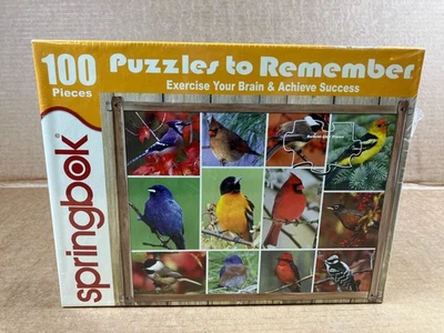 Springbok Puzzles To Remember Songbirds 100 XL Pcs New Sealed Made in USA - Image 1 of 4
