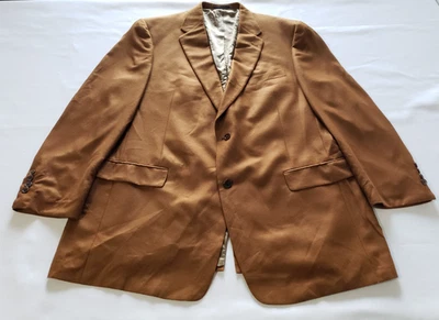 Loro Piana 100% Cashmere Blazer Mens 48 L Sport Coat Jacket Brown USA Made Lined - Image 1 of 4
