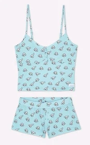 Ladies Pyjamas CINNAMOROLL HELLO KITTY Women Cami Shorts Nightwear Primark - Picture 1 of 4