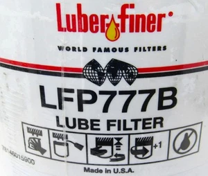 Luber-Finer LFP777B MD/HD Spin-On Oil Filter Made in USA Case of 6 New Sealed FS - Picture 1 of 6