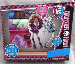 2013 MONSTER HIGH Mattel SPOOKTACULAR WANDTATTOO FASHION ACTIVITY Kit 81895 - Bild 1 von 5