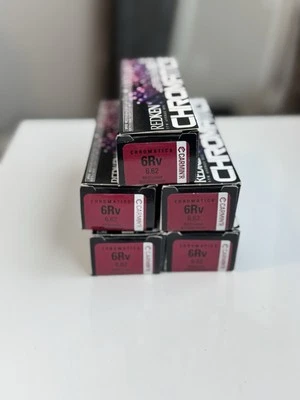 5 Boxes LOT of 6Rv 6.62 Redken Chromatics Prismatic Purple Box Hair Dye 2 oz - Image 1 of 3