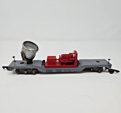 American Flyer 946 Erie 7210 Depressed Center Flatcar Searchlight w/gen - Image 1 of 4