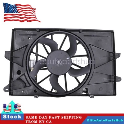 Ventilador de radiador con módulo de control compatible con Ford Taurus 2008-2012 Foto 1 de 4