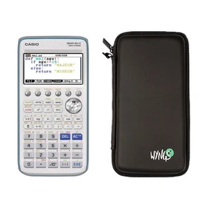 Calcuso economy package black with graphing calculator Casio Graph 90 + E - Picture 1 of 8