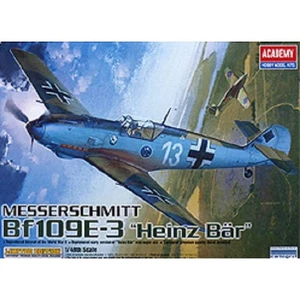 Maquette Avion Messerschmitt Bf109e-3 Heinz Bar Academy 12216 1/48ème Maquette C - Imagen 1 de 2