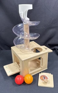 Lovevery Slide And Seek Ball Run Drop Montessori - Juguete de madera para niños - Imagen 1 de 3