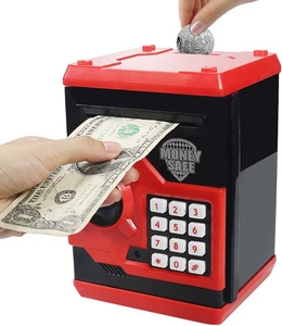 Piggy Banks for Kids, Electronic Password Code Money Banks ATM Banks Box Coin Ba - Picture 1 of 12
