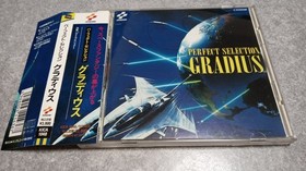 ●●Obi and postcard ●Famicom Gradius Perfect Selection Soundtrack●Nintendo/Jun