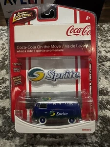 JOHNNY LIGHTNING COCA COLA 1964 VOLKSWAGEN TYPE 2 SPRITE VAN WHITE LIGHTNING Bus - Picture 1 of 2