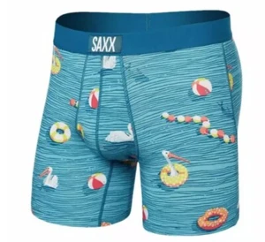 Saxx Vibe Soft Boxer Brief - Swimmers Sea Level - Men’s Large NWT Ballpark Pouch - Picture 1 of 5