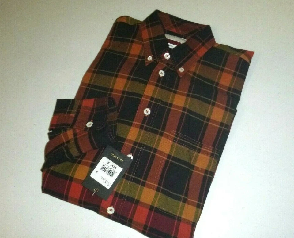 Camisa Billy Reid Para Hombres ESTÁNDAR Grabada Tuscumbia Abotonada - Pequeña-Carbón/Óxido Foto 1 de 4
