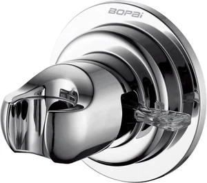 Suction Shower Head Holder - Chrome, Removable & Suitable for Smooth Surfaces - Picture 1 of 12