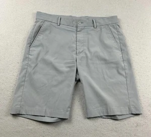 Greg Norman Shorts Mens 32 Gray Stretch Performance Flat Front Lightweight - Picture 1 of 9