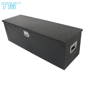 Aluminum 49"×15"×15" Bed Tool Storage Box Truck Pickup Flat Trailer Underbody - Picture 1 of 10