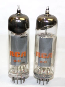 2 NOS STRONG Matched RCA 7189 Tubes HD version of EL84/6BQ5 Hickok 539B Tested - Picture 1 of 11