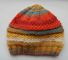 Hand knitted Baby Hat  Mustard Mix Newborn 