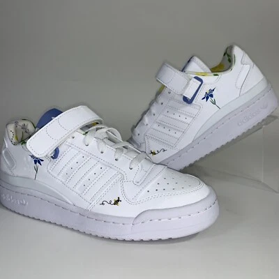 Adidas Originals Forum Low GS Leather Basketball Shoes White HP6245 NEW Size 7Y - Image 1 of 4