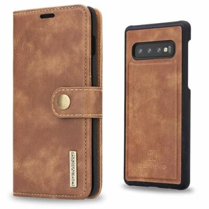 Galaxy S10 Wallet Leather Case with Card Slots 2-IN-1 with Detachable Slim Cover - Picture 1 of 6