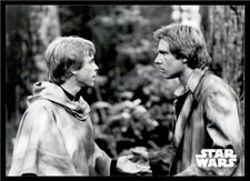 2020 Star Wars Return of the Jedi Black & White #63 Looking For Leia