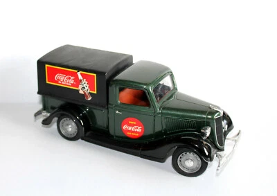 SOLIDO - FORD V8 - PICK-UP COCA COLA - ECH 1/19 VOITURE MINIATURE MADE IN FRANCE - Photo 1/4