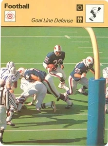 O.J. SIMPSON 1978 Sportscaster card #36-17 BUFFALO BILLS "goal line defense" - Picture 1 of 2