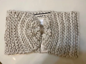 NAF NAF Damen Frauen Haarband Stirnband Ecru / Gold - Bild 1 von 10