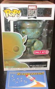 Funko Pop! Marvel 80th Anniversary - Patina Captain America - Target Exclusive - Picture 1 of 2