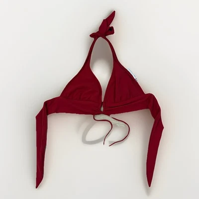 Top de bikini Robin Piccone (rojo, talla S) Foto 1 de 4