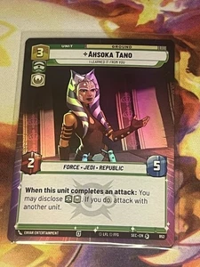 Star Wars Unlimited - Ahsoka Tano Hyperspace Foil 852 - Picture 1 of 1