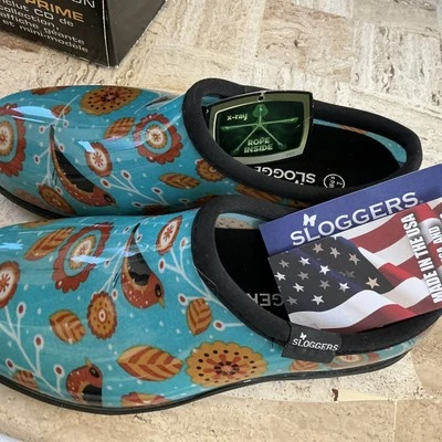 New Sloggers Womens'  Waterproof Comfort Shoe Atomic birds Turquoise/Pink Size 7 - Image 1 of 4