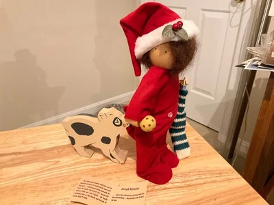 复古 Lizzie High 娃娃 Joseph Valentine and Dog 圣诞节 - 全新带标签 - 1992 — 第 1/4 张图片