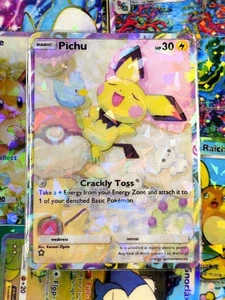 Pichu pocket app handmade card tcg full art Wisdom of sea and sky Set - Picture 1 of 2