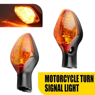 Pair Turn Front/Rear Signals Amber Light For Honda 13-18 CBR500R CBR400R CBR650F - Image 1 of 4