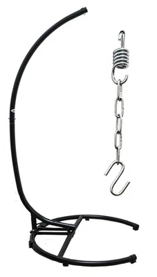 AMANKA Bis 150kg: XL Hängesessel Gestell Outdoor - 210cm Ständer für Hängestuhl Garten