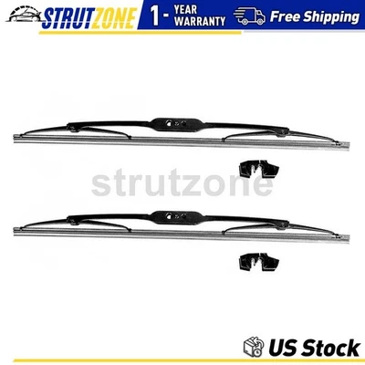 2 escobillas limpiaparabrisas delanteras para GMC C1500 6,2 L 5,7 L 5,0 L 4,1 L 4,3 L_ Foto 1 de 4