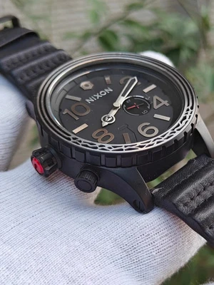 Reloj suizo de cuero para hombre Nixon x Star Wars 51-30 - Kylo Ren (negro) 51 mm Foto 1 de 2